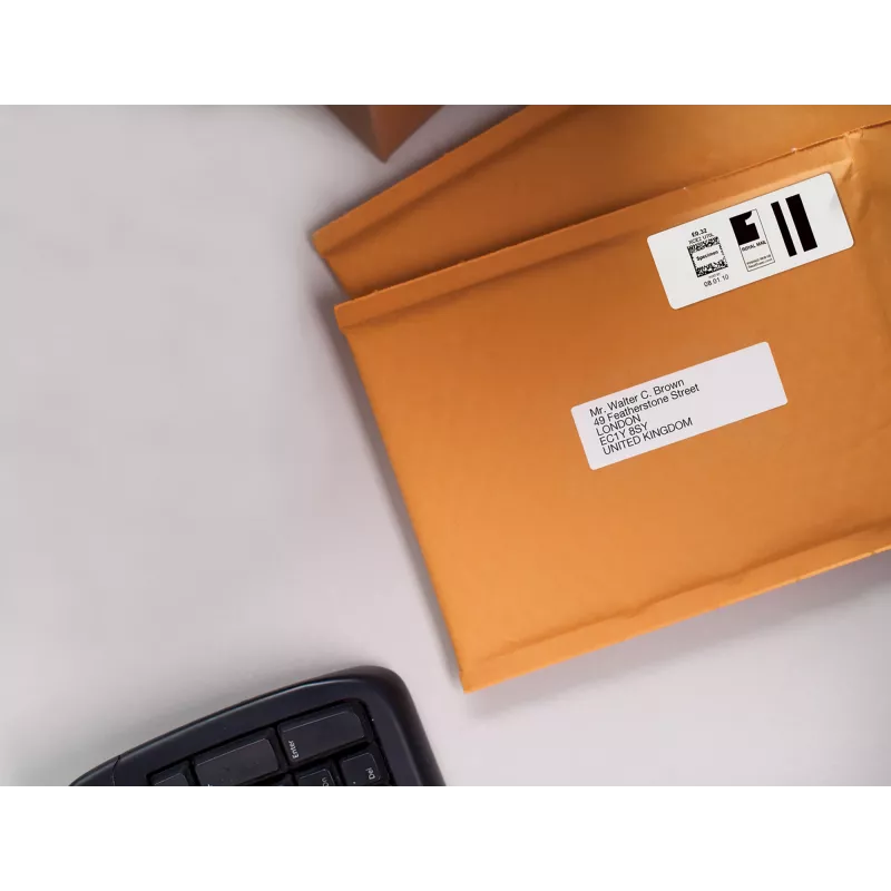 Etiquetas de endereço grandes DYMO Authentic LabelWriter | 36 mm x 89 mm | rolo com 260 | impressão a preto sobre branco | para impressoras de etiquetas LabelWriter