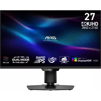 Monitor de computador MSI MAG 274UPDFDE E16M 68,6 cm (27 polegadas) 3840 x 2160 píxeis 4K Ultra HD LED preto