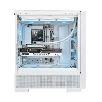 Refrigeração líquida tudo-em-um Thermaltake TH360 V3 Ultra ARGB — 3 ventoinhas de 120 mm, 500–2500 rpm, 12 V, branco
