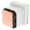 Refrigeração líquida tudo-em-um Thermaltake TH360 V3 Ultra ARGB — 3 ventoinhas de 120 mm, 500–2500 rpm, 12 V, branco