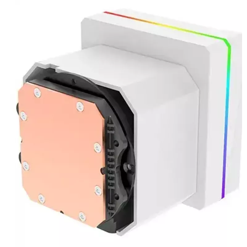 Refrigeração líquida tudo-em-um Thermaltake TH360 V3 Ultra ARGB — 3 ventoinhas de 120 mm, 500–2500 rpm, 12 V, branco
