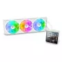 Refrigeração líquida tudo-em-um Thermaltake TH360 V3 Ultra ARGB — 3 ventoinhas de 120 mm, 500–2500 rpm, 12 V, branco