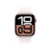 Smartwatch Apple Watch Series 10 GPS + Cellular 42mm caixa de alumínio rosa-ouro pulseira desportiva Light Blush M/L