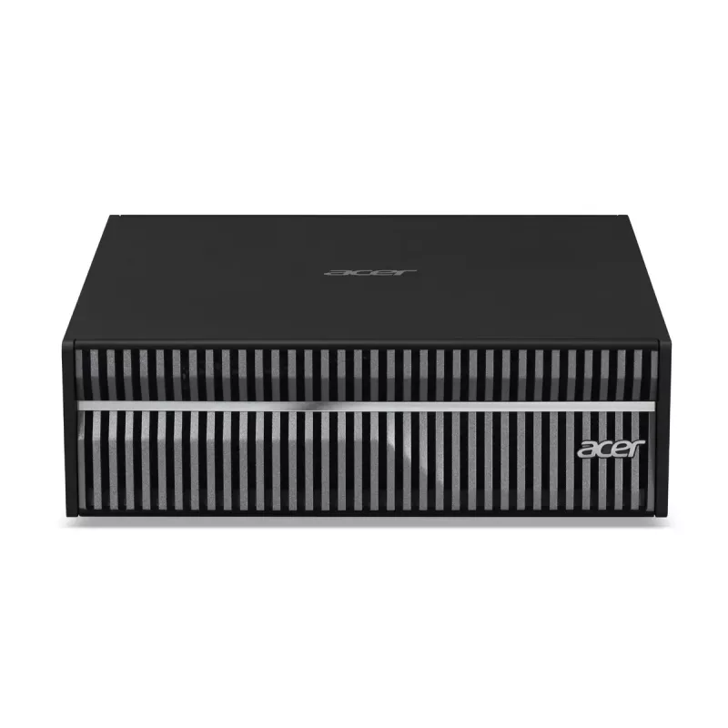 Estação de trabalho Mini-PC Acer Veriton VGN100 GB10, 128 GB LPDDR5x, 4 TB SSD, NVIDIA Blackwell, DGX OS, preto/cinzento