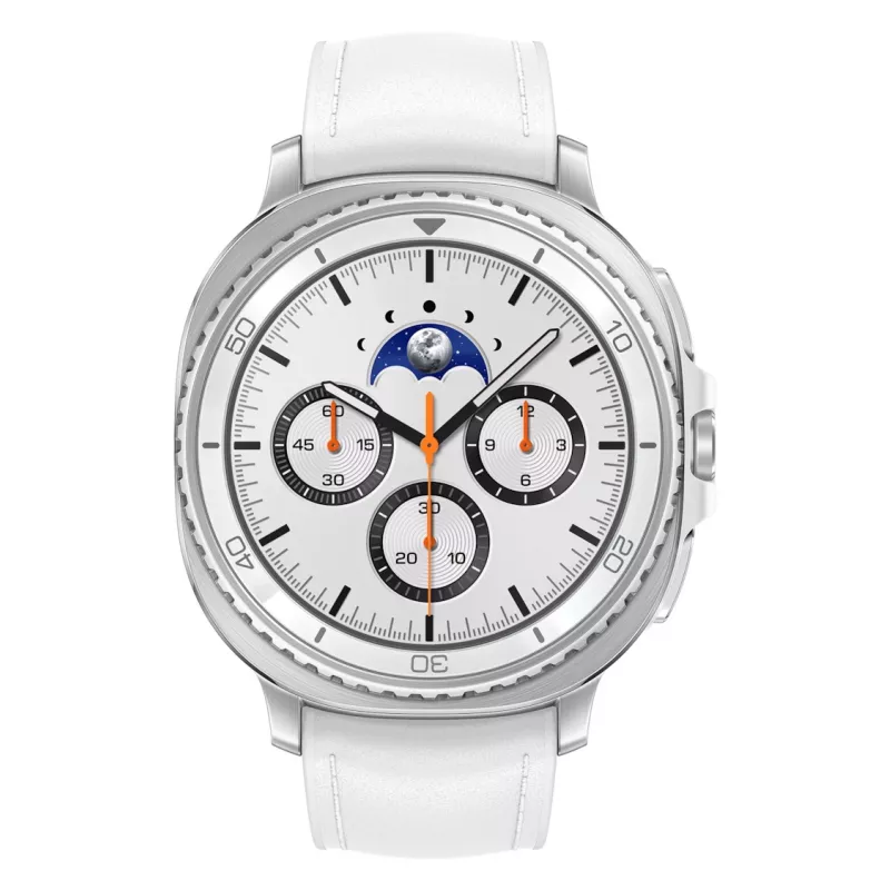 Samsung Galaxy Watch8 Classic 3,3 cm (1,3 polegadas) AMOLED 46 mm Digital 438 x 438 Pixel ecrã tátil prateado Wi-Fi GPS (satélite)