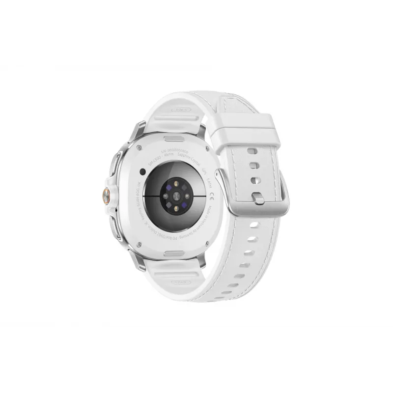 Samsung Galaxy Watch8 Classic 3,3 cm (1,3 polegadas) AMOLED 46 mm Digital 438 x 438 Pixel ecrã tátil prateado Wi-Fi GPS (satélite)