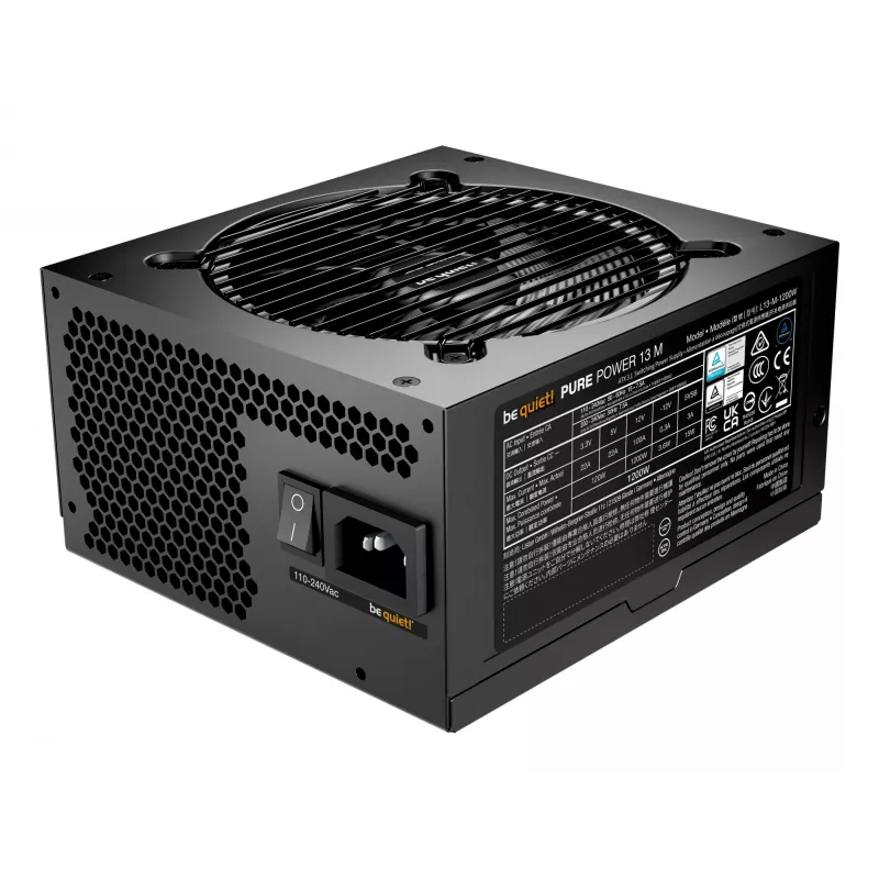 be quiet Pure Power 13 M | 1200W fonte de alimentação 20+4 pin ATX ATX preto