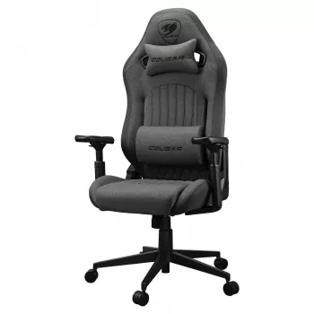 Cadeira de gaming universal Cougar CGR-EPF-ROG — preto/cinzento, altura mín. 125 cm, assento 710×670 mm, máx. 120 kg