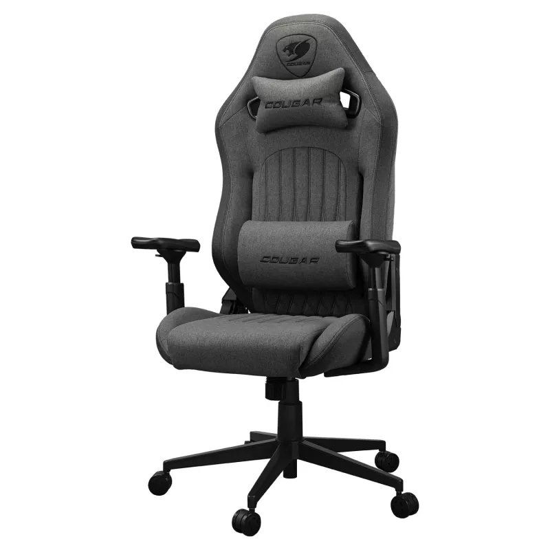 Cadeira de gaming universal Cougar CGR-EPF-ROG — preto/cinzento, altura mín. 125 cm, assento 710×670 mm, máx. 120 kg