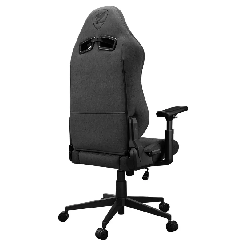 Cadeira de gaming universal Cougar CGR-EPF-ROG — preto/cinzento, altura mín. 125 cm, assento 710×670 mm, máx. 120 kg