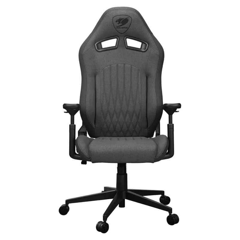 Cadeira de gaming universal Cougar CGR-EPF-ROG — preto/cinzento, altura mín. 125 cm, assento 710×670 mm, máx. 120 kg