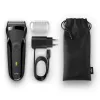 Braun Series 3 301s máquina de barbear de lâminas aparador preto