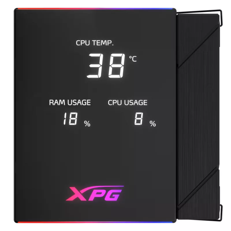 XPG MAESTRO PLUS 62DA dissipador de CPU, dissipador de ar, 12 cm, preto