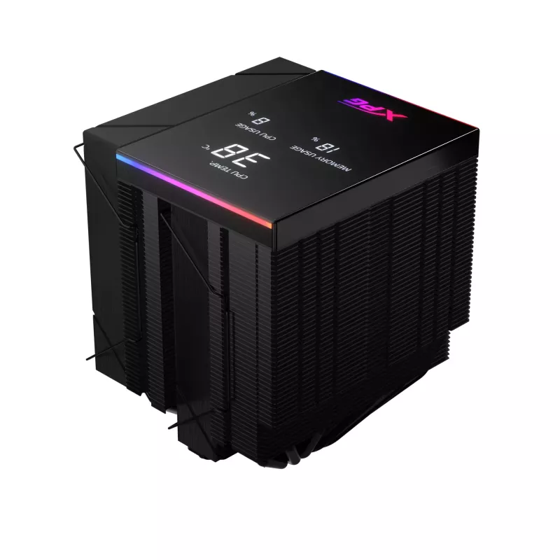 XPG MAESTRO PLUS 62DA dissipador de CPU, dissipador de ar, 12 cm, preto