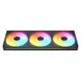 Cougar Unity360-FB Single-Frame 360 ARGB PWM Forward, 120mm×3, 700–2500 RPM, FDB, 5.4 mmH2O, preto