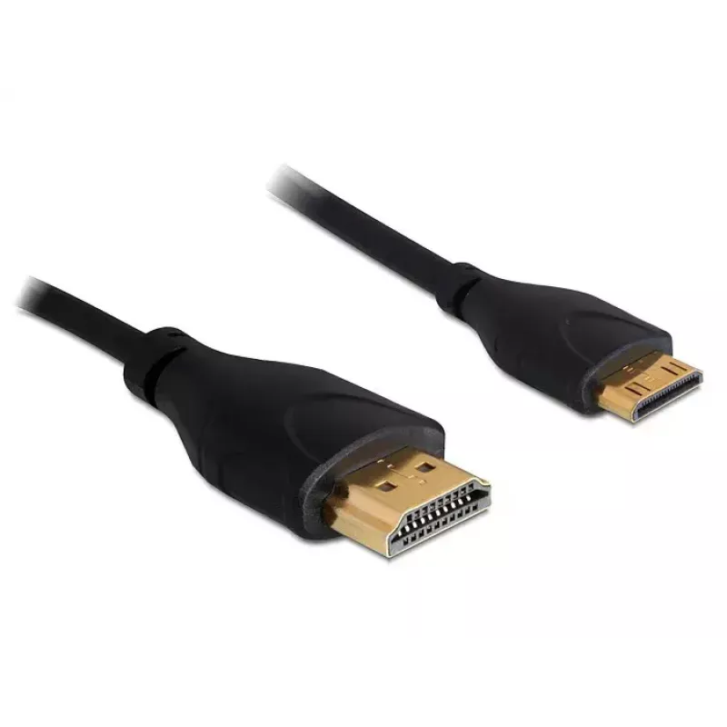 Cabo HDMI Ethernet A -> Mini C macho/macho 1,00 m fino DELOCK 83132