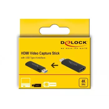 Capturador de vídeo DeLOCK 88307 USB 2.0 3840 x 2160 píxeis