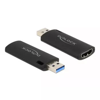 Capturador de vídeo DeLOCK 88307 USB 2.0 3840 x 2160 píxeis