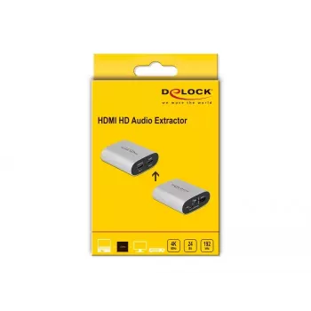 Extrator de áudio HDMI HD DeLOCK 63332