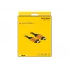 Cabo HDMI DeLOCK 86987 3m HDMI Type-A Standard preto amarelo