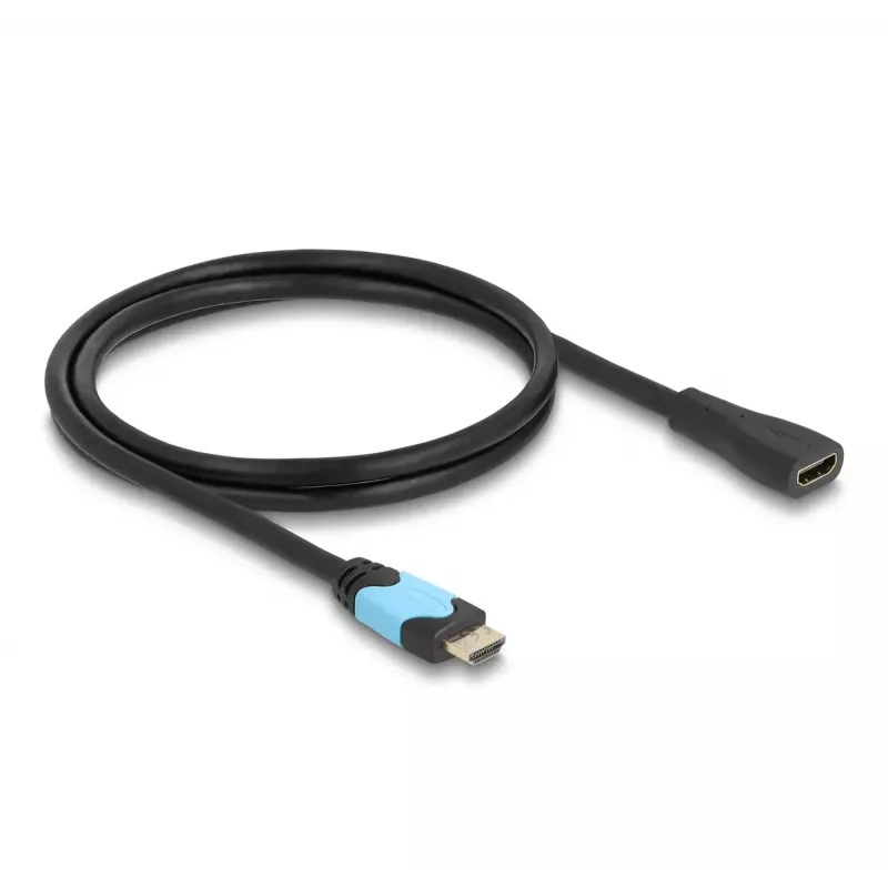 Cabo de extensão HDMI High Speed DeLOCK 48 Gbit/s 8K 60 Hz 1 m