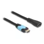 Cabo de extensão HDMI High Speed DeLOCK 48 Gbit/s 8K 60 Hz 1 m