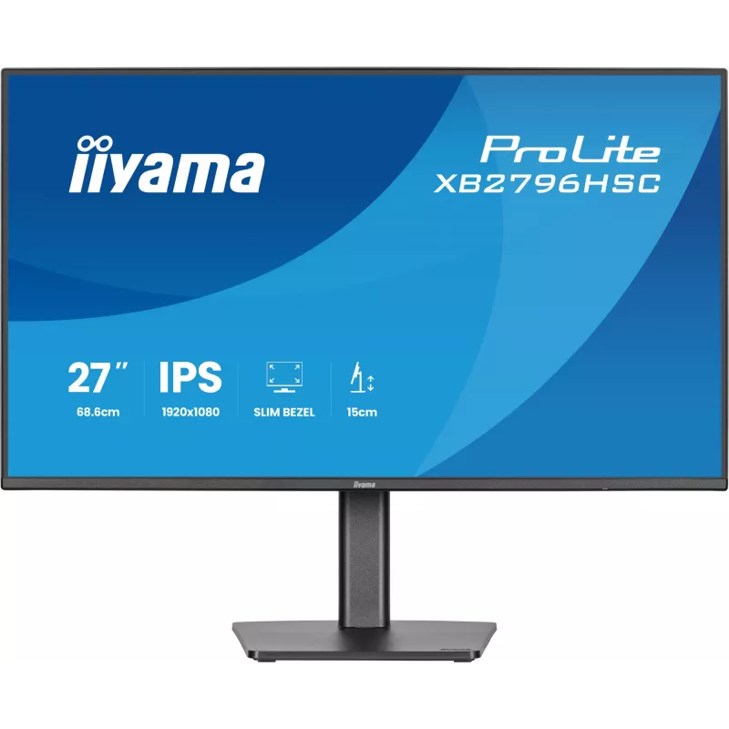 Monitor de computador iiyama ProLite XB2796HSC-B1 68,6 cm (27 polegadas) 1920 x 1080 pixels Full HD LED preto