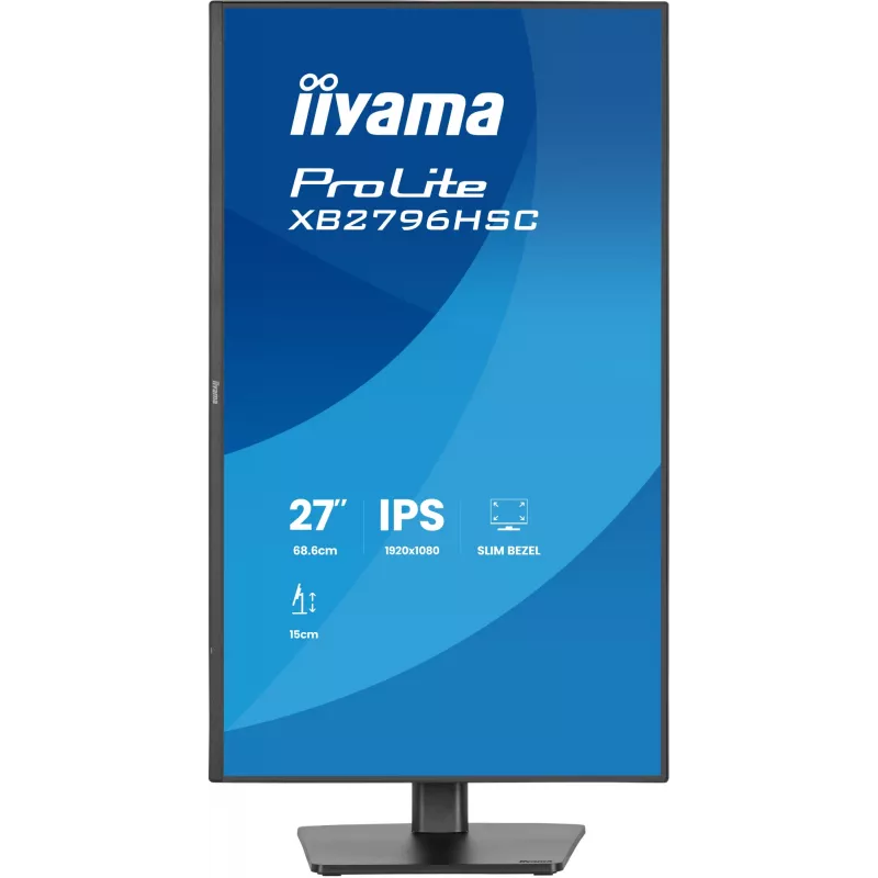 Monitor de computador iiyama ProLite XB2796HSC-B1 68,6 cm (27 polegadas) 1920 x 1080 pixels Full HD LED preto