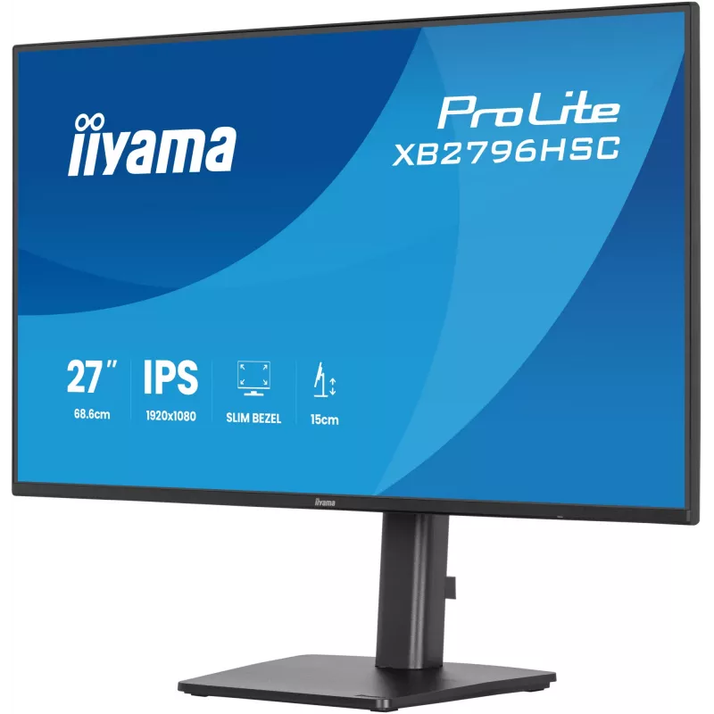 Monitor de computador iiyama ProLite XB2796HSC-B1 68,6 cm (27 polegadas) 1920 x 1080 pixels Full HD LED preto
