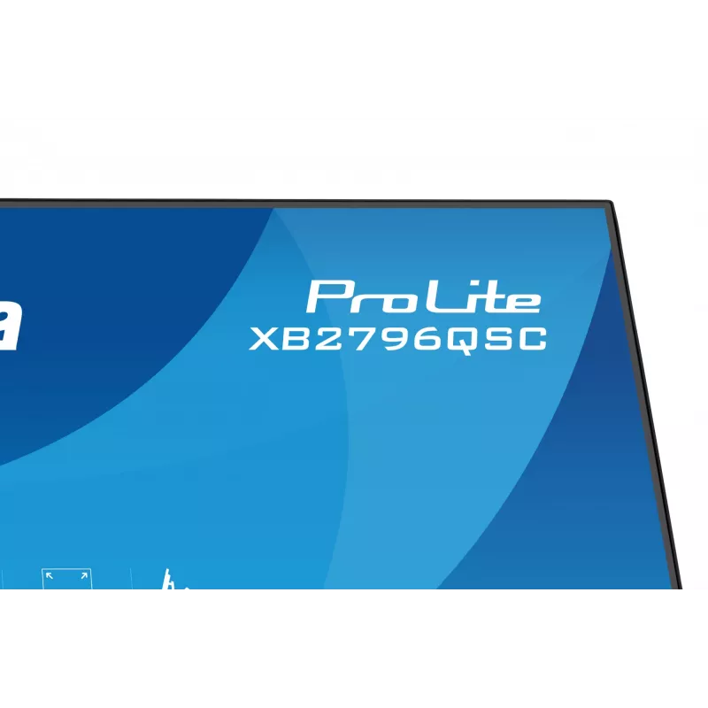 Monitor LED IIYAMA ProLite XB2796QSC-B1 27 polegadas IPS Quad HD 2560x1440, 4 ms, USB-C, altifalantes, altura ajustável, VESA