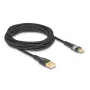 Cabo USB 2.0 DeLOCK Type-A macho para Type-C macho 60 W 3 m