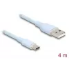 Cabo USB DeLOCK USB 2.0 4 m USB A USB C azul 81224