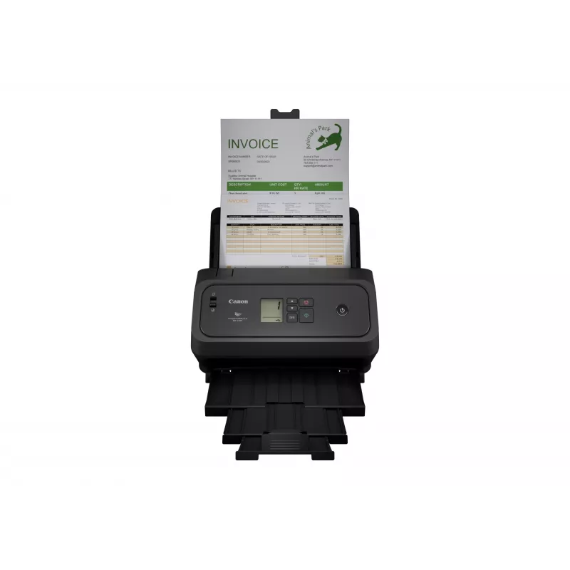 Digitalizador de documentos Canon imageFORMULA DR-C350 — ADF, duplex, 100 IPM, até 1200 DPI, A4, USB, preto