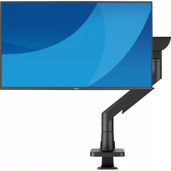 Suporte de mesa para monitor IIYAMA DS6001C-B1 para ecrãs de 49 inch (124,5 cm), fixação por grampo/passagem de mesa, VESA 75x75–100x100, altura ajustável, inclinação -60–50°, preto