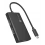 ICY BOX adaptador USB Type-C para 3x HDMI, USB 3.2 Gen 2 (3.1 Gen 2) Type-C, HDMI, 10000 Mbit/s, 144 Hz, 3840 x 2160, 7680 x 4320, 7680 x 4320 píxeis