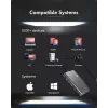 ICY BOX adaptador USB Type-C para 3x HDMI, USB 3.2 Gen 2 (3.1 Gen 2) Type-C, HDMI, 10000 Mbit/s, 144 Hz, 3840 x 2160, 7680 x 4320, 7680 x 4320 píxeis
