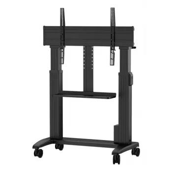 Base com rodas Yealink MB-FS-Lift – instalação no chão, preto, capacidade 87 kg, 600 × 1100 mm