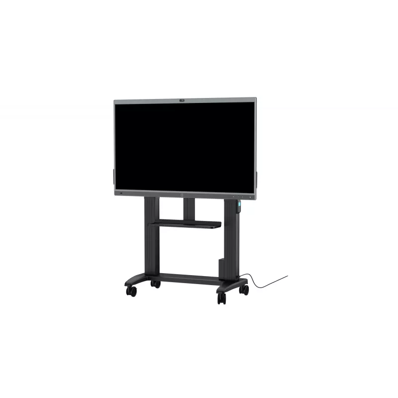 Base com rodas Yealink MB-FS-Lift – instalação no chão, preto, capacidade 87 kg, 600 × 1100 mm