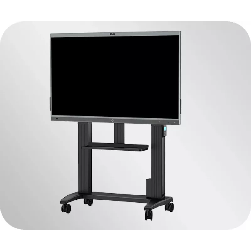 Base com rodas Yealink MB-FS-Lift – instalação no chão, preto, capacidade 87 kg, 600 × 1100 mm