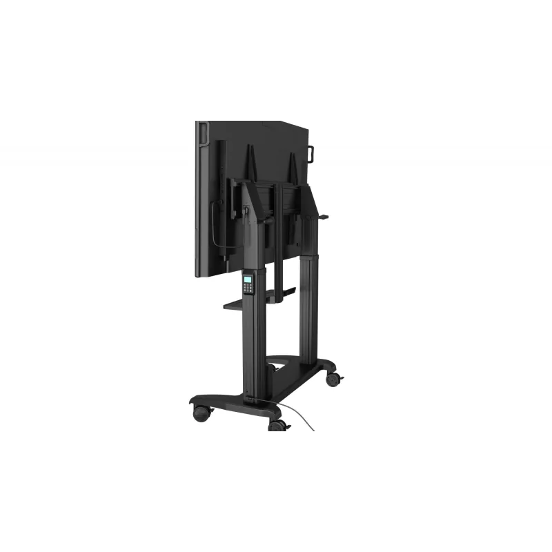 Base com rodas Yealink MB-FS-Lift – instalação no chão, preto, capacidade 87 kg, 600 × 1100 mm