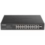 D-Link DGS-1100-18PV2 switch de rede gerido L2 Gigabit Ethernet (10/100/1000) Power over Ethernet (PoE) 1U preto