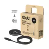 Base de carregamento sem fios CLUB3D CAC-3027 Qi2 25W base magnética compatível com MagSafe, carregador DC para interiores, cabo de 1 m, preto