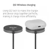 Base de carregamento sem fios CLUB3D CAC-3027 Qi2 25W base magnética compatível com MagSafe, carregador DC para interiores, cabo de 1 m, preto