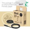 Base de carregamento sem fios CLUB3D CAC-3027 Qi2 25W base magnética compatível com MagSafe, carregador DC para interiores, cabo de 1 m, preto
