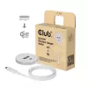 Base de carregamento sem fios club 3d CAC-3026 25W Qi2 base magnética, compatível com Qi 2.2 MagSafe, cabo de 1 m, branco