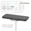 Base de carregamento sem fios club 3d CAC-3026 25W Qi2 base magnética, compatível com Qi 2.2 MagSafe, cabo de 1 m, branco