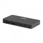 Switch KVM club 3d Dual USB-C para HDMI, 2 portas, 4K UHD 3840x2160, consola USB-C, 65W PD, preto