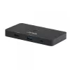 Switch KVM club 3d Dual USB-C para HDMI, 2 portas, 4K UHD 3840x2160, consola USB-C, 65W PD, preto