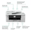 Impressora multifunções de jato de tinta Brother MFC-J6760DW — A3, 1200 x 4800 DPI, 31 páginas/min., WLAN, Ethernet