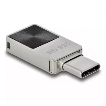 Pen USB DeLOCK 256GB USB-C 3.2 Gen 1 caixa metálica